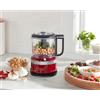 Kitchenaid Robot da Cucina, 2 Velocità, Tasto Pulse, Potenza 240 Watt, Lama in acciaio inox colore Rosso - 5KFC3516EER Mini Food Processor