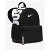 Zaino Nike Just Do It Mini Nero con Logo e scritta bianca