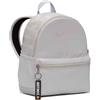 Zaino Nike Just Do It Mini Grigio con Lacci Lilla, Scritta Perlata
