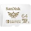 Scheda microSDXC SanDisk per Nintendo Switch - 64GB