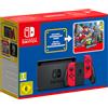 Nintendo Switch (rossa) + Super Mario Odyssey + adesivi di Super Mario Bros. Il Film