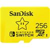 Scheda microSDXC SanDisk per Nintendo Switch - 256GB