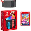 Pacchetto Nintendo Switch - Modello OLED (blu neon/rosso neon) Princess Peach: Showtime!