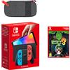 Nintendo Switch - Modello OLED (blu neon/rosso neon) Luigi's Mansion 3 Pack