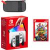 Nintendo Switch - Modello OLED (bianco) Super Mario 3D World + Bowser's Fury Pack