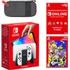 Nintendo Switch - Modello OLED (bianco) + Splatoon 3 + Nintendo Switch Online 3 mesi individuale Pack