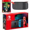 Nintendo Switch (blu neon/rosso neon) Luigi's Mansion 3 Pack