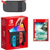Nintendo Switch - Modello OLED (blu neon/rosso neon) The Legend of Zelda: Tears of the Kingdom Pack