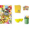 Nintendo Bundle per le serate di gioco in casa di Super Mario Party Jamboree + Portapenne a forma di tubo di Super Mario