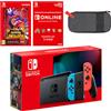Nintendo Switch (blu neon/rosso neon) Pokémon Scarlatto + Nintendo Switch Online 3 mesi individuale Pack