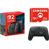 Nintendo Switch 2 + Nintendo Switch 2 Pro Controller + Scheda microSD Express Samsung (256 GB) per Nintendo Switch 2