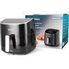 M mimotec Friggitrice ad Aria Serena Touch 7,6L - Friggitrice ad Aria Senza Olio, 2000W, 8 Menu, Controllo Touch, Timer Regolabile 60 Minuti, 80-200°C, Riduzione dei Grassi Ideale per una Cucina Sana