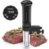 KitchenBoss Sous Vide Roner Cottura Bassa Temperatura: G300T, 1100W Termocircolatore a Immersione per Sottovuoto, IPX7 Impermeabile,20 Ricetta, Con Funzione di Prenotazione