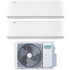 Hisense Condizionatore Climatizzatore Hisense Dual Split Inverter R-32 Serie Energy Pro X 9000+12000 BTU Con 2AMW52U4RXC Wi-Fi Integrato 9+12