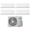 Hisense Condizionatore Climatizzatore Hisense Quadri Split Inverter R-32 Serie Energy Pro X 9000+9000+9000+9000 BTU Con 4AMW81U4RJC Wi-Fi Integrato 9+9+9+9