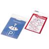 APA 30100-Disco di parcheggio con Display a 24 Ore