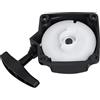 YASTA Avviatore a Strappo Universale per Decespugliatore Innesto Fisso | Interasse 4 Fori 6mm 30mm Campana Ricambio Messa in Moto Manuale Tosaerba Rasaerba Motori Cilindrata 26-33cc