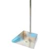 Valoak Paletta Alzaimmondizia in Acciaio da Giardinaggio | Dimensioni 24x31x8 cm | Manico 77 cm | Made in Italy