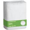 UCINNOVATE Telo ombreggiante 50% bianco, 3 x 3 m, con occhielli, resistente ai raggi UV, telo in rete per piante da esterno, verdure, fiori, vivaio, patio, canile, pergola e cortile, protezione dal