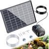 Biling Aeratore solare per laghetto da 8 W, pompa di ossigeno, con batteria da 5000 mAh, silenziosa, per laghetto da giardino, acquario, protezione dal gelo, flusso d'aria regolabile, 2 uscite, anche