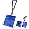 ORIENTOOLS Pala da valanga Pala da neve Pala di emergenza pieghevole con impugnatura a D e portatile in alluminio resistente per giardinaggio inverno auto campeggio all'aperto