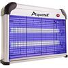ASPECTEK Potente insetticida elettrico da 20 W per interni con forza di attrazione ultravioletta, insetti, insetticida mosche, antizanzare per interni (spina UE)