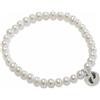 MAYUMI Bracciale con perle semisferiche e charm piedini argento 925 mayumi gioielli del sole s.r.l.