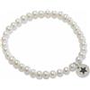 MAYUMI Bracciale con perle p.p. semisferiche e stella in argento 925 mayumi