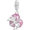 NUJIFFY Ciondoli in Argento Sterling 925 per Bracciali e Collane Ciondolo da Viaggio,Ciondolo di Laurea Bead Charm da donna, Graziosi Gioielli Regalo di Compleanno per Le donne