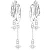 CYMYSS Orecchini Oro Donna in Argento 925 Placcato Oro 18K, Orecchini Dorati Eleganti e Leggeri, Gioielli Donna per Uso Quotidiano, Occasioni Speciali e Regalo