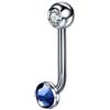 COCOCO 1 PZ Verticale Cappuccio Piercing Fiore Labbro Anelli Opale Sexy Vagina Genitale Piercing VCH Piercing Sopracciglio Gioielli