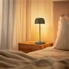 M mimotec - Lampada LED da tavolo Verde Gonza 2W, ricaricabile, dimmerabile, 3000K, IP44, con batteria da 1800mAh e include cavo USB