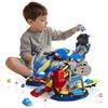 VEVOR Giocattolo Motore per Moto, Giochi Meccanici 25 Pezzi con Parti Rimovibili, Luci e Suoni, Simulazione di Guida e Corsa in Pista, Set Officina Meccanica per Bambini, Colore Blu