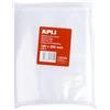 APLI - Confezione di 100 sacchetti di plastica richiudibili 180 x 250 mm
