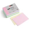 Miquelrius - Schede in Cartoncino Rigate Pastello 200 Pz, A6 | Flashcard Colorate 148 x 105 mm in Carta Offset 180 g/m² per Memorizzare, Ripassare e Preparare Esami