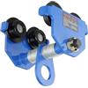 VEVOR Carrello con Trave di Spinta, Carrello Manuale, Capacità di Carico di 1 Tonnellata, Regolabile per Larghezza Flangia della Trave da 63.5mm a 177.8mm, per Paranco da Garage in Acciaio Legato