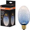 OSRAM Lampada LED in vetro DECOR FLAT Crackle Long Blue E27 | DECOR LED FLAT LAMP 3.5W 827 E27 Non-Dim, LED Lamps, Blu, 25000 h, confezione da 1
