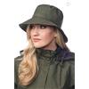 Lighthouse - Storm Rain, Cappello Impermeabile Donna | Bordo largo, antivento, cuciture completamente nastrate, fodera in acrilico a quadri, rivestimento senza fluorocarburi