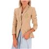 Polo Ralph Lauren Blazer in jacquard beige con logo
