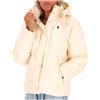 Polo Ralph Lauren Piumino bianco logato con zip