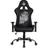 SUBSONIC - Sedia Gaming e Ufficio Assassin's Creed Black Flag - Nero | Licenza Ufficiale, Ergonomica, Funzione Dondolo, Dossier Reclinabile 180°, Braccioli 2D, Altezza Regolabile