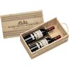 Marchesi di Barolo Barolo DOCG Tradizione, Barbaresco DOCG Tradizione Marchesi di Barolo 2 bottiglie da 0,75 ℓ, Cassetta di legno