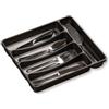 Kesper | Portaposate - portaposate per il cassetto, materiale: plastica (PP), dimensioni: L 29 x P 33 x 4,5 cm, colore: grigio | 30091