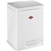 WESCO - Pattumiera per la Raccolta differenziata, 2 Scomparti da 10 l, Colore: Bianco