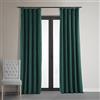 HPD Half Price Drapes Tende oscuranti termiche in velluto per soggiorno, lunghe 213 cm (1 pannello), con tasca per asta, isolanti, per finestra della camera da letto, 127 x 213 cm (larghezza x