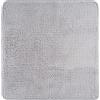 fluffy® Tappetino da bagno in ciniglia per WC sospesi con fondo antiscivolo (50 x 50 cm, Grigio)