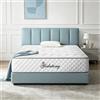 YIDATONG Materasso 90 x 200, Molle Insacchettate e Memory Foam, Altezza 26 cm | Materasso Singolo, Certificato Oek-Tex, Ergonomico 7 Zone, Anallergico, Antiacaro, Traspirante, Ortopedico, Comfort