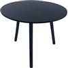 Due Esse di Tavolino Ovale, Tavolino da caffè per soggiorno, Tavolino basso per soggiorno, con Gambe in Legno, Stile Scandinavo, per Salotto Camera da Letto, Tavolo in Legno Naturale, H39 x 46 x 34 cm (Nero)