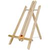 INTIRILIFE Cavalletto da Tavolo Legno di faggio 27 x 50 cm - Supporto Pieghevole per Quadri, per Foto, cavalletto a Tre Gambe per Risparmiare Spazio, cavalletto da Esposizione per Bambini