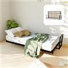 Wallbedking Letto a Scomparsa Orizzontale Classic 190 x 90 - Meccanismo a Pistone a Gas, Supporta fino a 250kg, Design Salva-spazio, Montaggio Facile, Compatibile con Materassi (Spessore Fino a 30cm)
